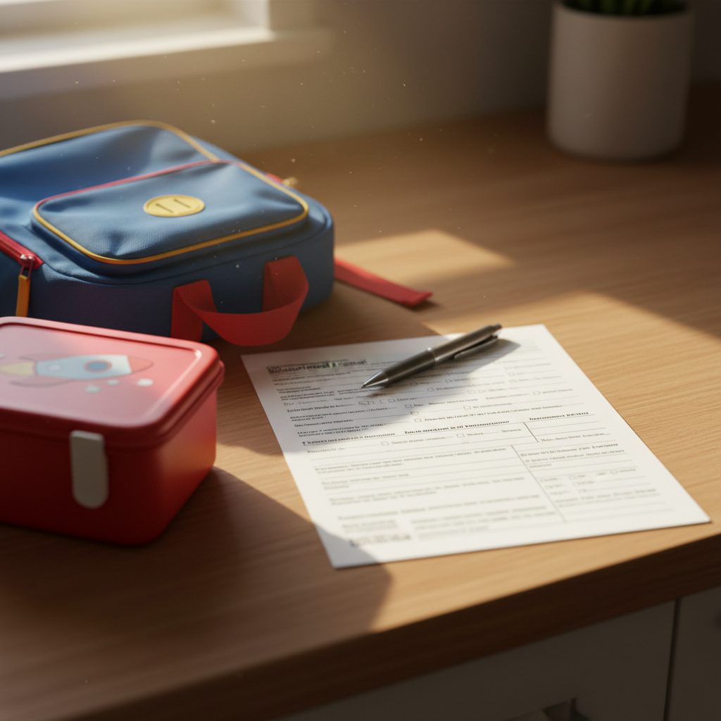 The school meal application routes your household income to the district office, which sets your free or reduced-price eligibility for the school year.