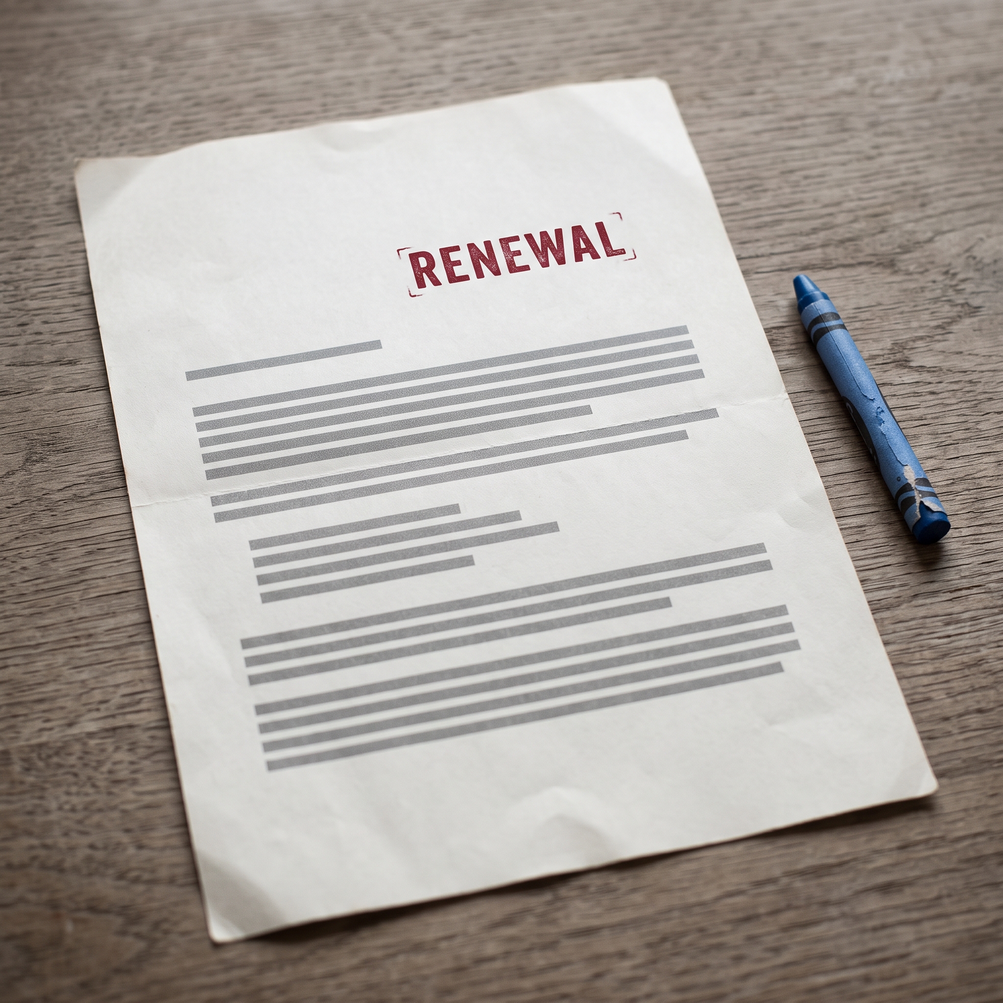 The renewal notice families sometimes miss is not a bill and does not cancel coverage on its own, but it does start a clock.