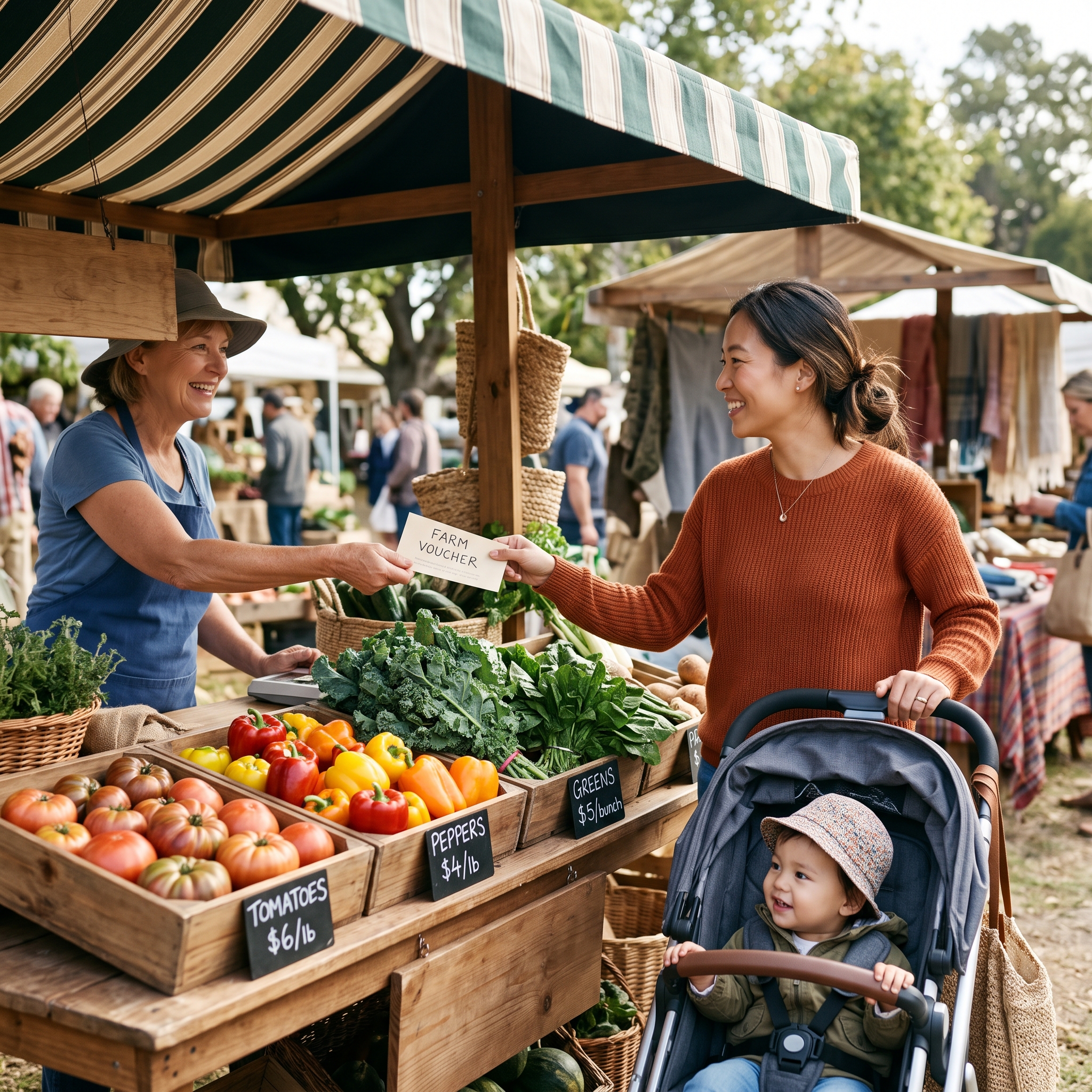 Women, Infants, and Children (WIC) Families Can Claim $25 to $65 in Farmers Market Benefits